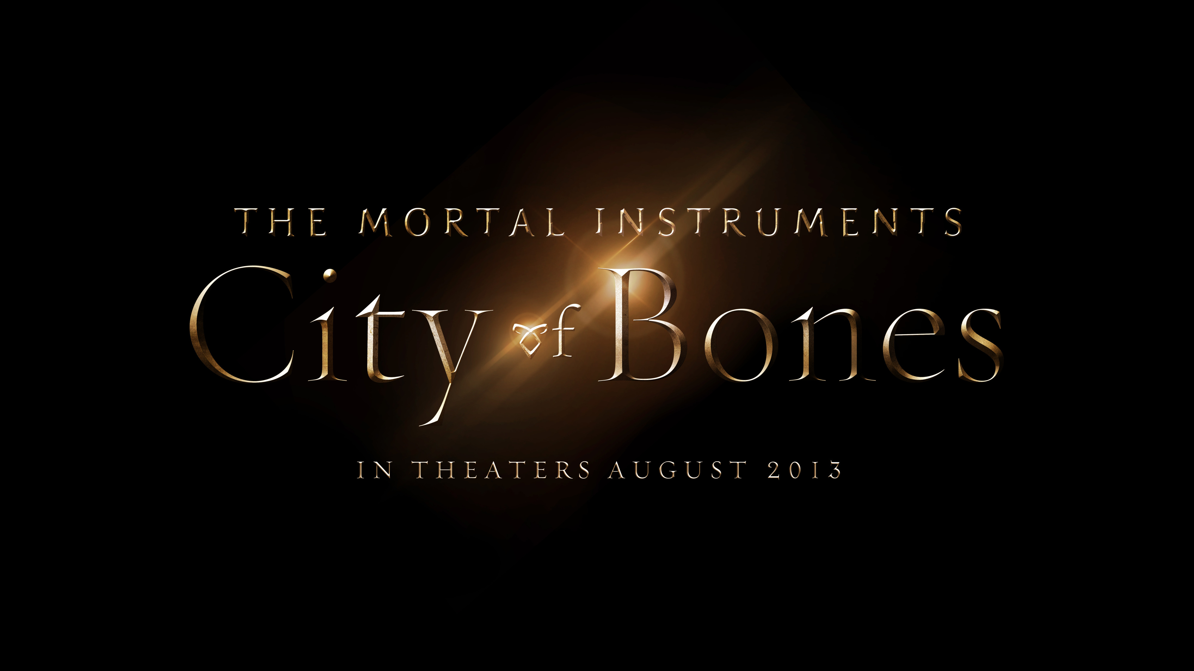The Mortal Instruments City of Bones Title Treatment August 2013